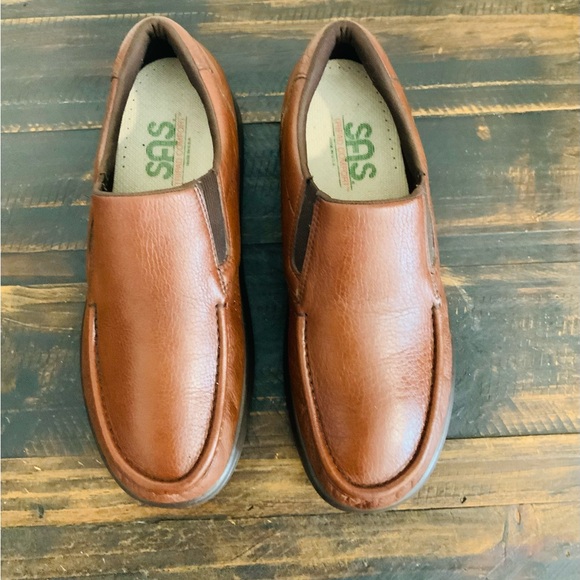 SAS Men's Shoes Side Gore Antique Tan Sz 11 - Picture 3 of 8